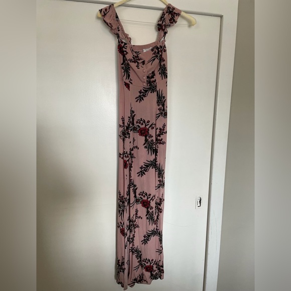 Flynn Skye Dusty Rose Floral Dress - Picture 4 of 6